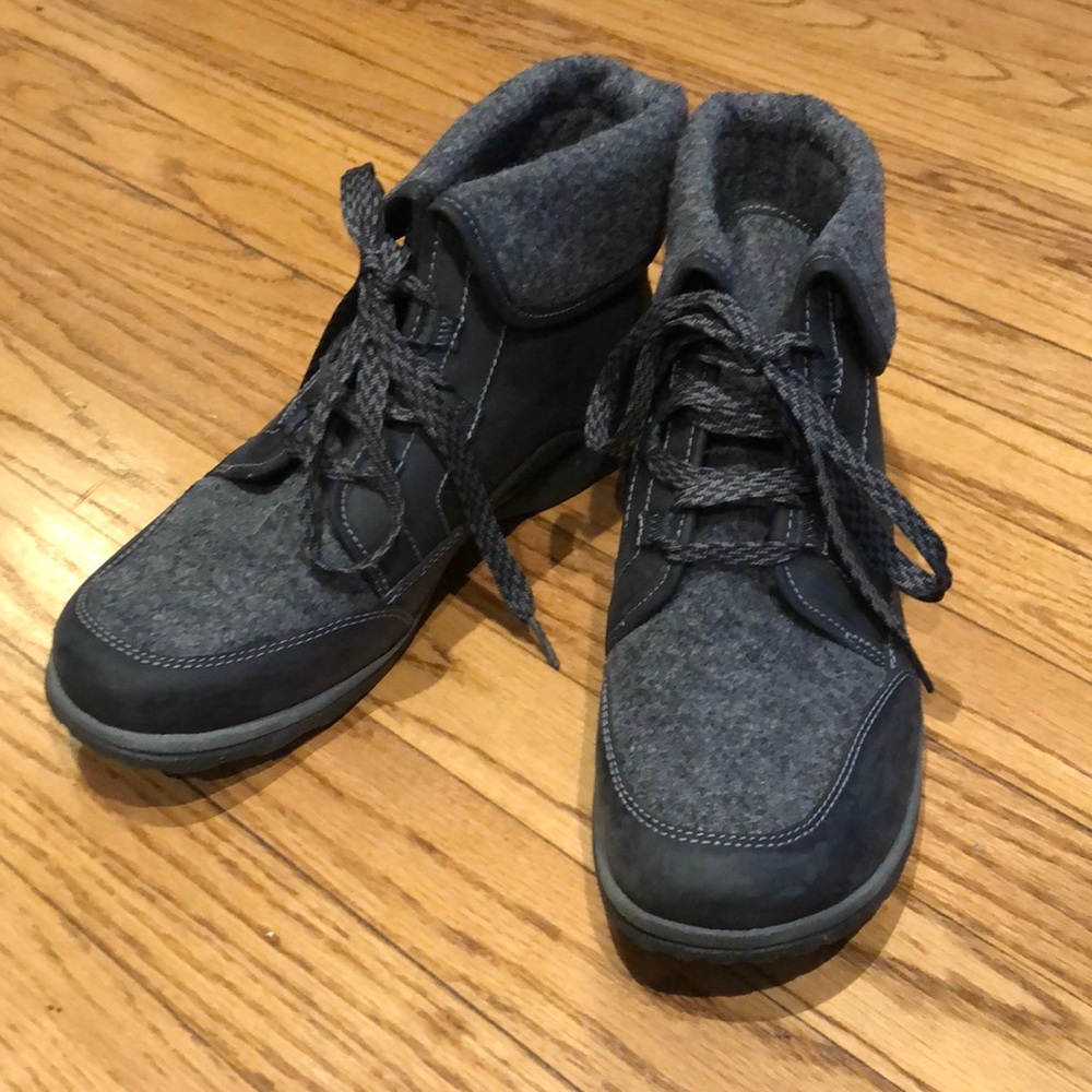 Chaco Barbary Women’s Casual Lace-Up Ankle Boots - Black/Gray